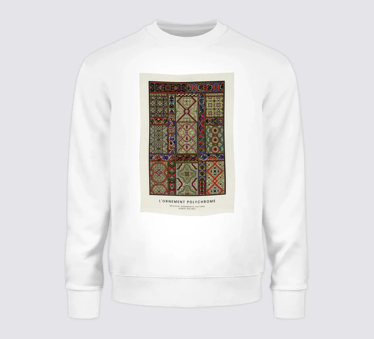 Racinet -  Medieval  Ornamental Pattern II Sweatshirt von Vintage by JUNIQE
