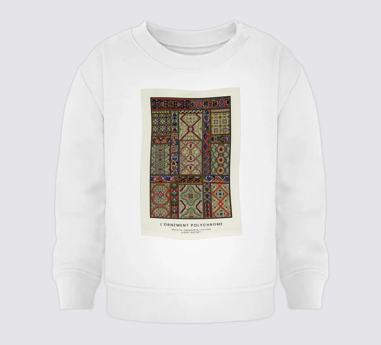 Racinet - Medieval Ornamental Pattern II felpa neonato da Vintage by JUNIQE