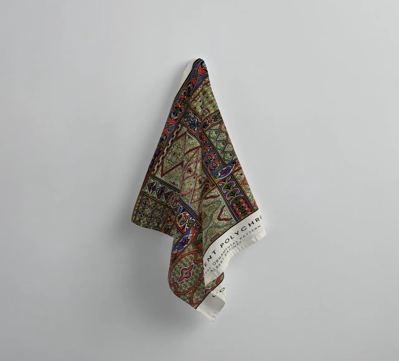 Racinet -  Medieval  Ornamental Pattern II asciugamano da bagno da Vintage by JUNIQE