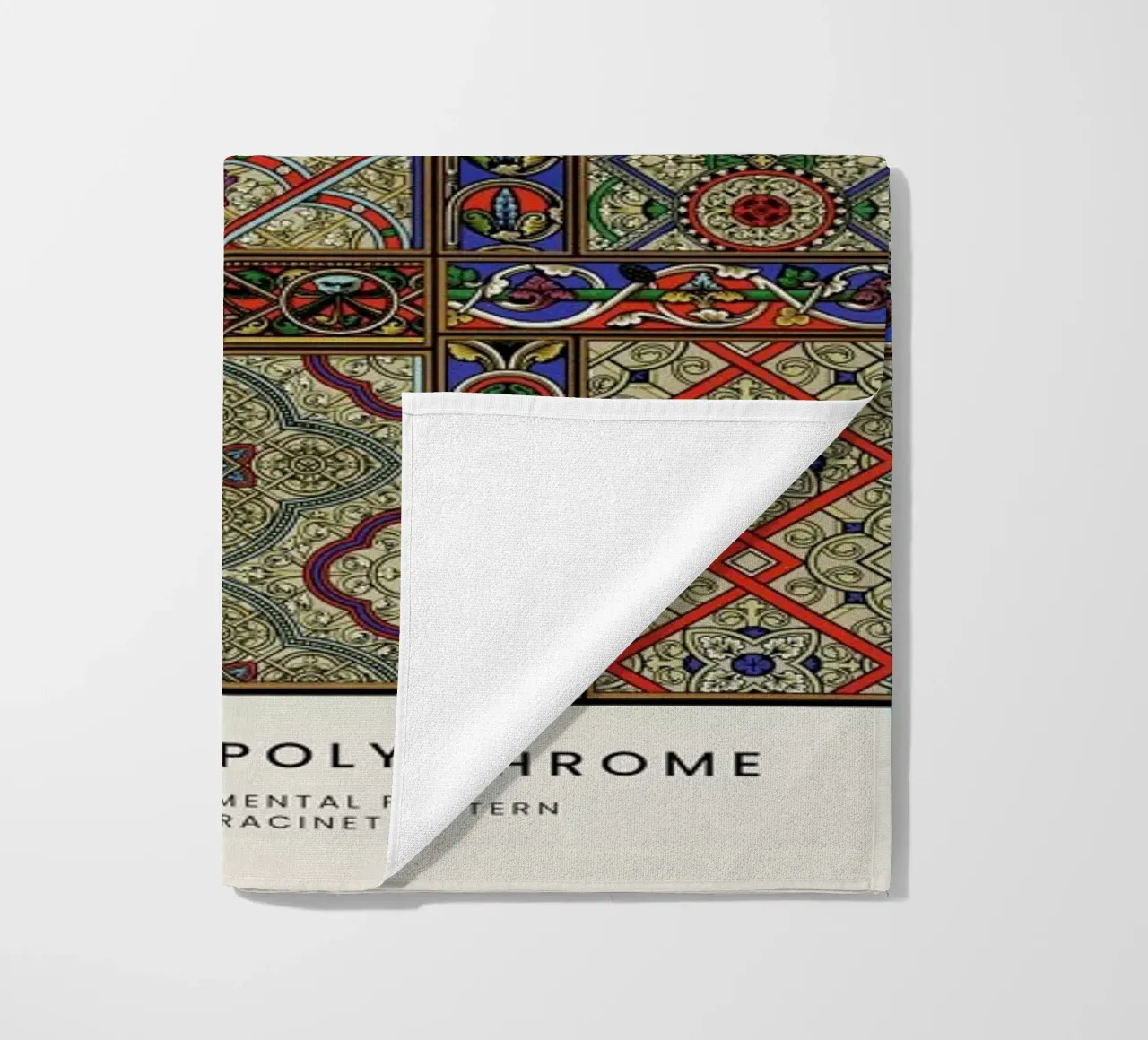 Racinet -  Medieval  Ornamental Pattern II telo mare da Vintage by JUNIQE