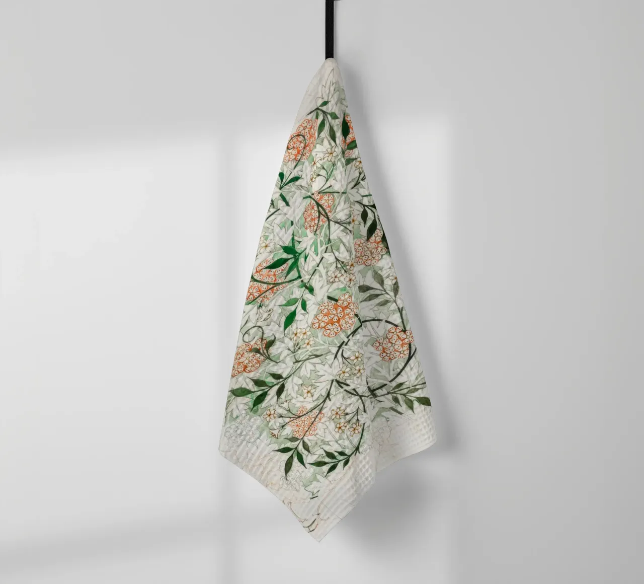 Jasmine 1834, William Morris tea towel by Flower