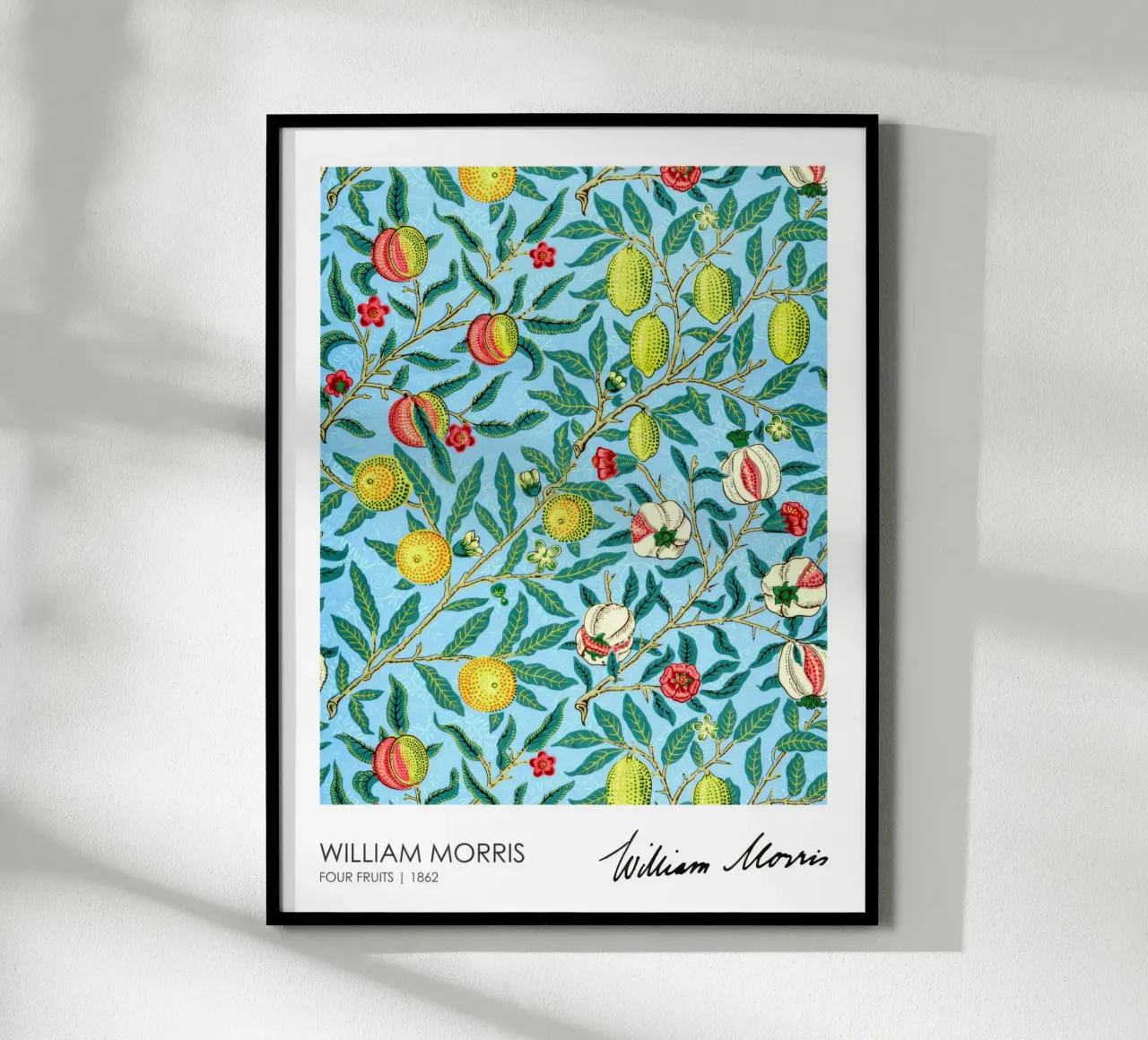 Four Fruits (1862) William Morris poster by Flower