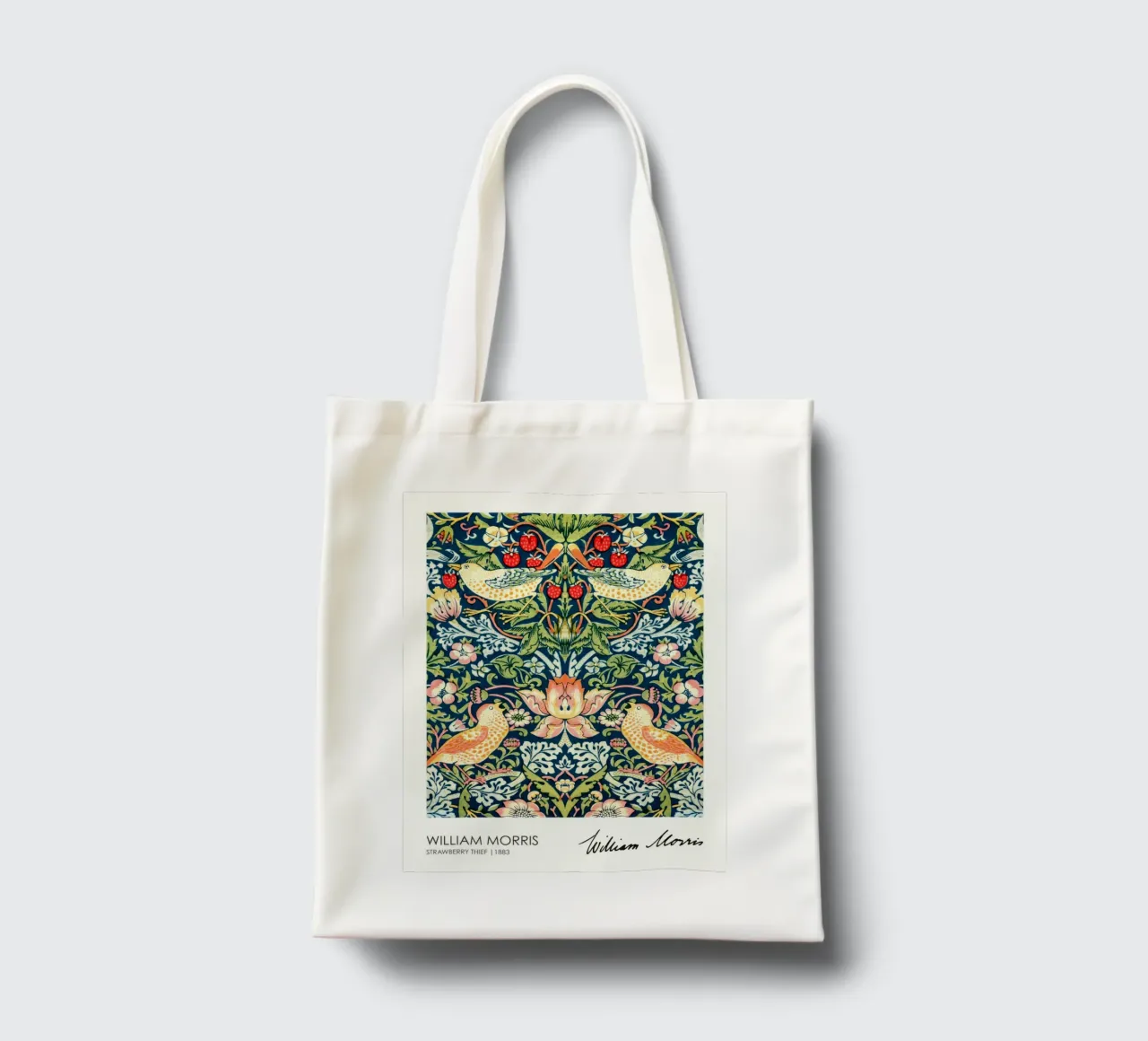 Ladro di fragole (1883), William Morris borsa in juta da Flower