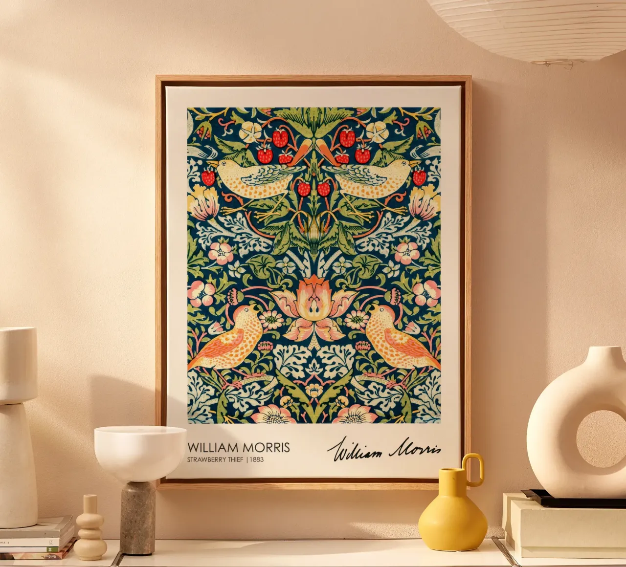 Ladro di fragole (1883), William Morris tela da Flower