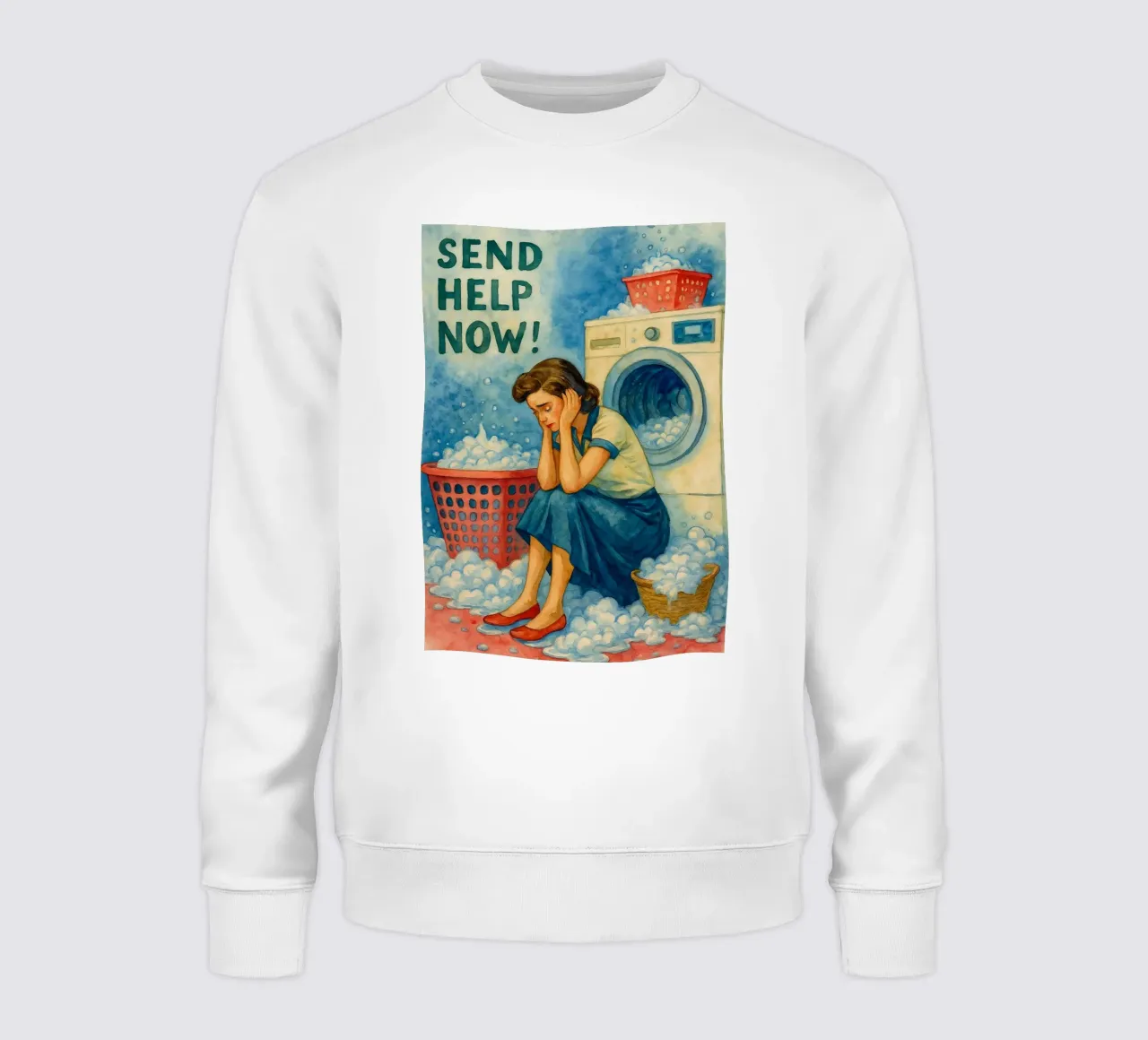 inviare aiuto ora le donne in bagno felpa da pakazi