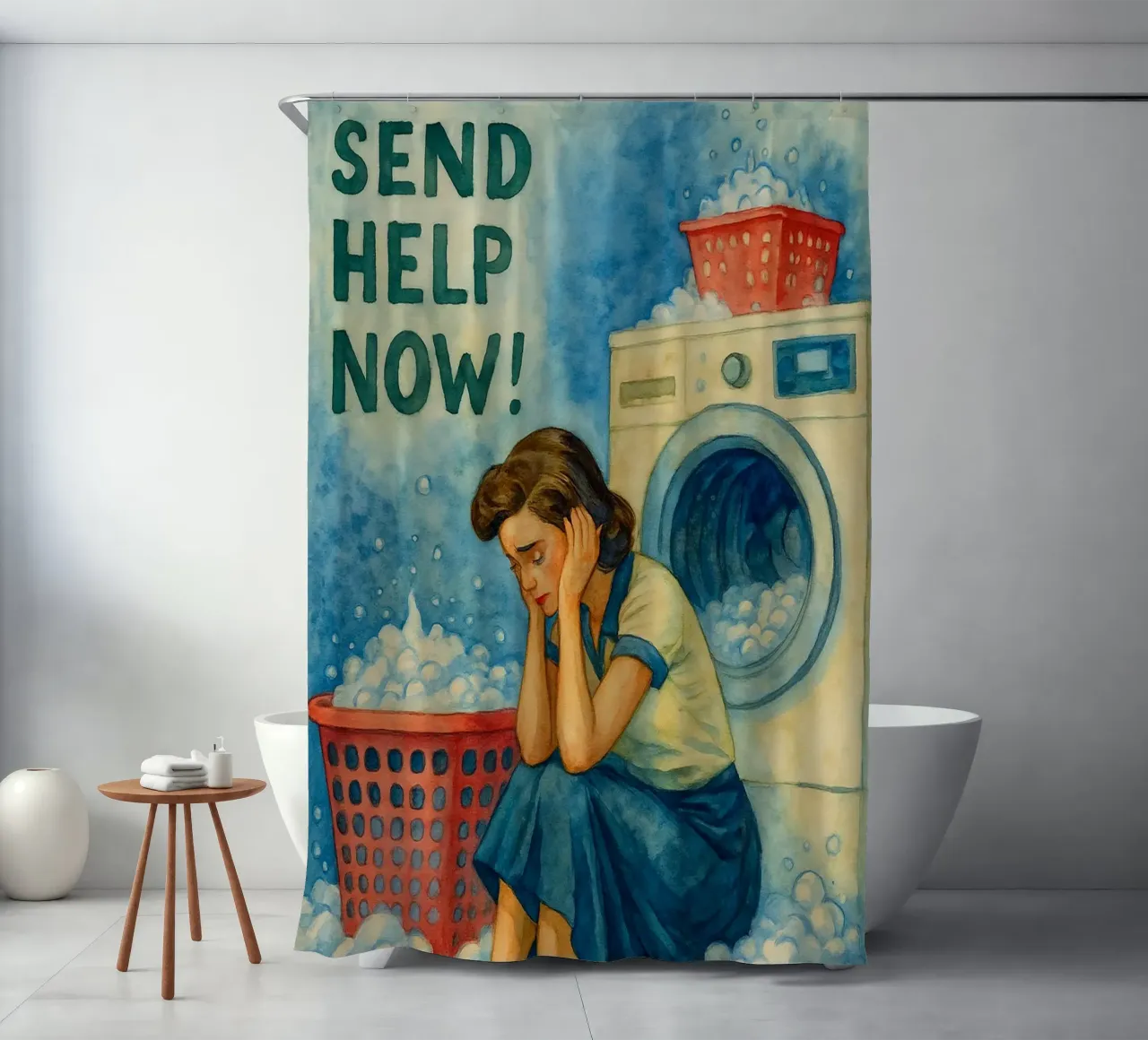 inviare aiuto ora le donne in bagno tenda da doccia da pakazi