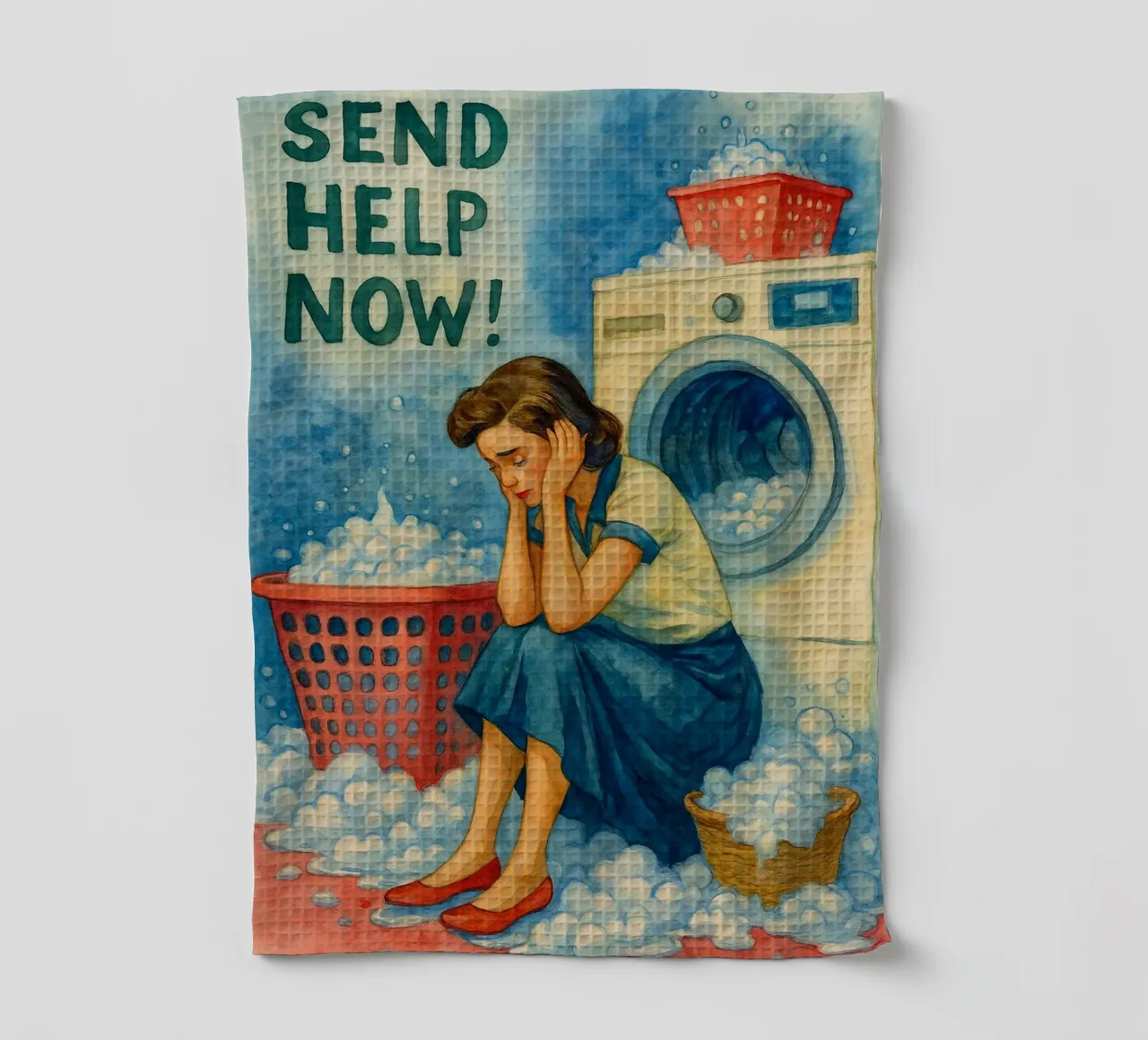 inviare aiuto ora le donne in bagno canovaccio da cucina da pakazi