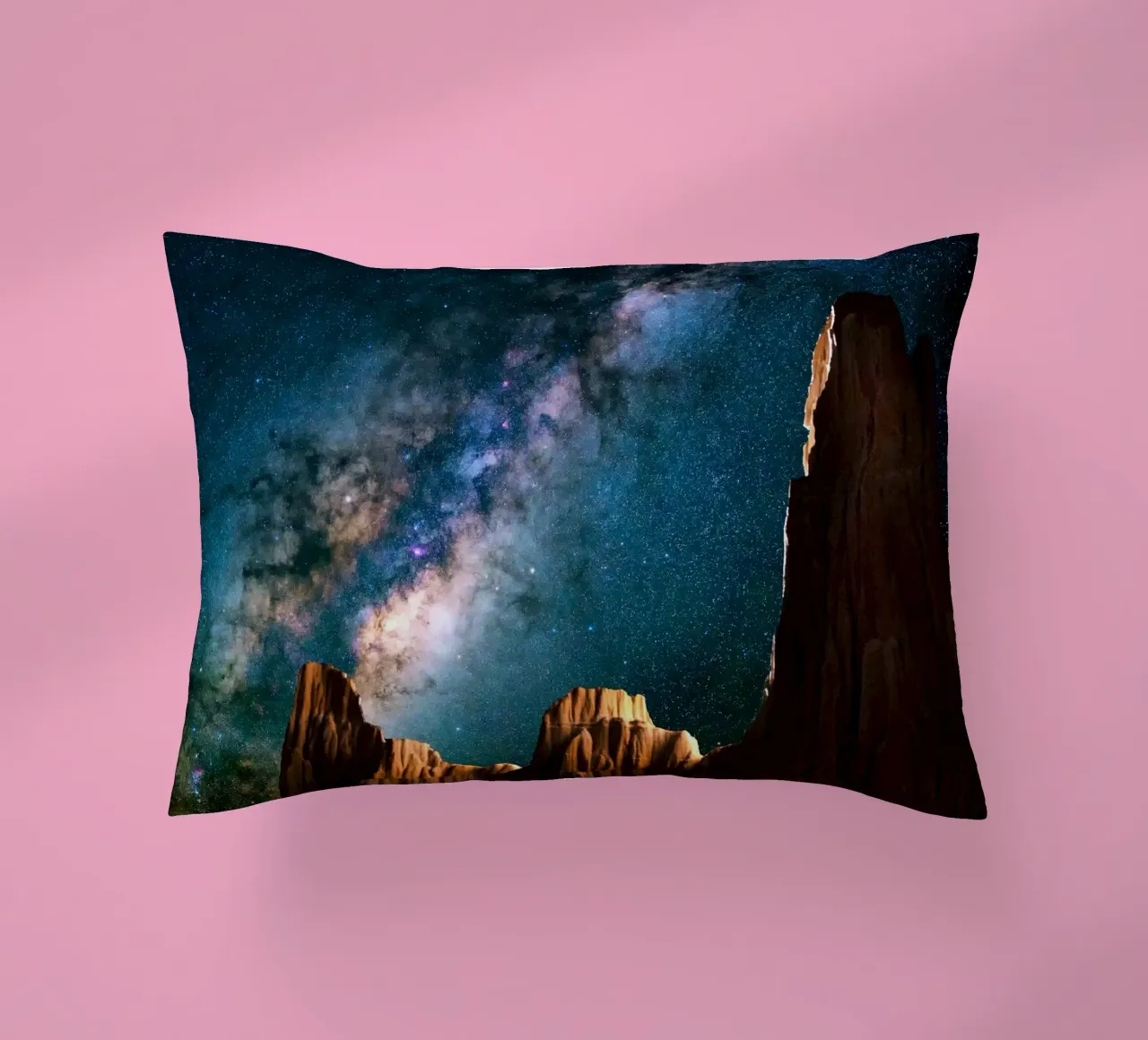 galassia della via lattea cuscino da space words