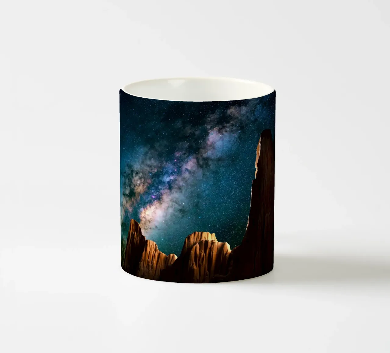 galassia della via lattea tazza in ceramica da space words