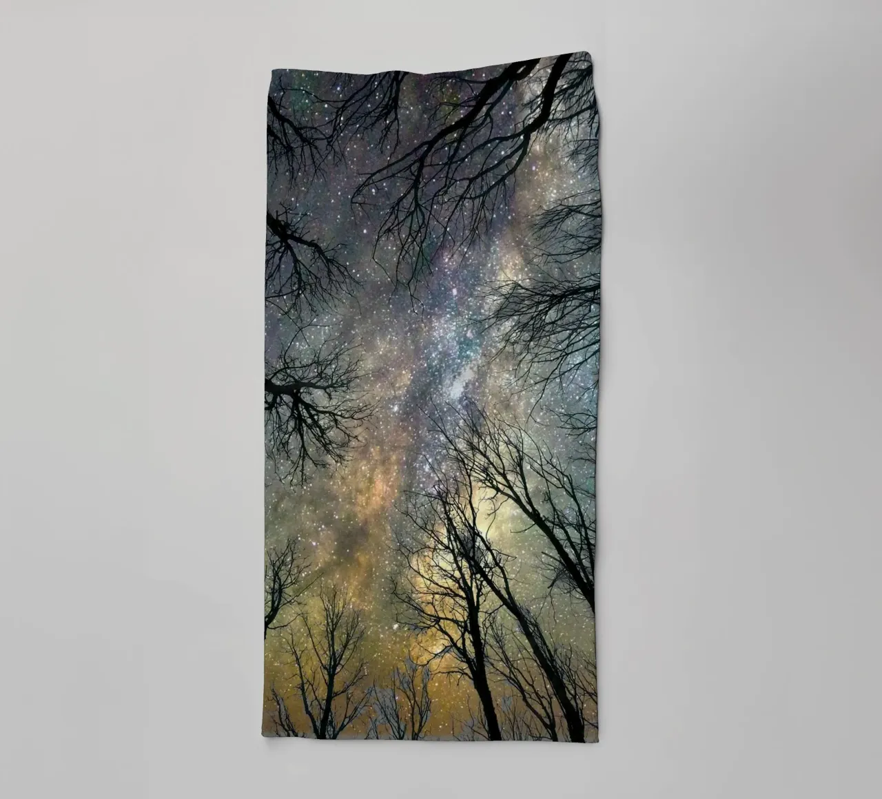 starry sky universe towel by space words