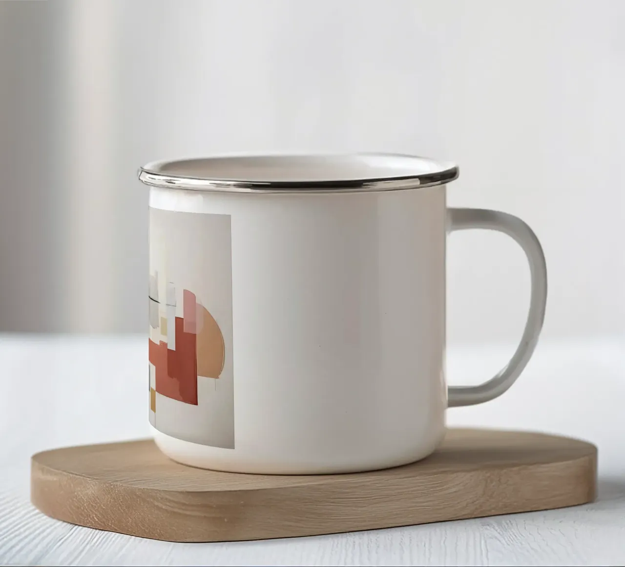 Arte da parete di Imagine tazza in smalto da Imagine