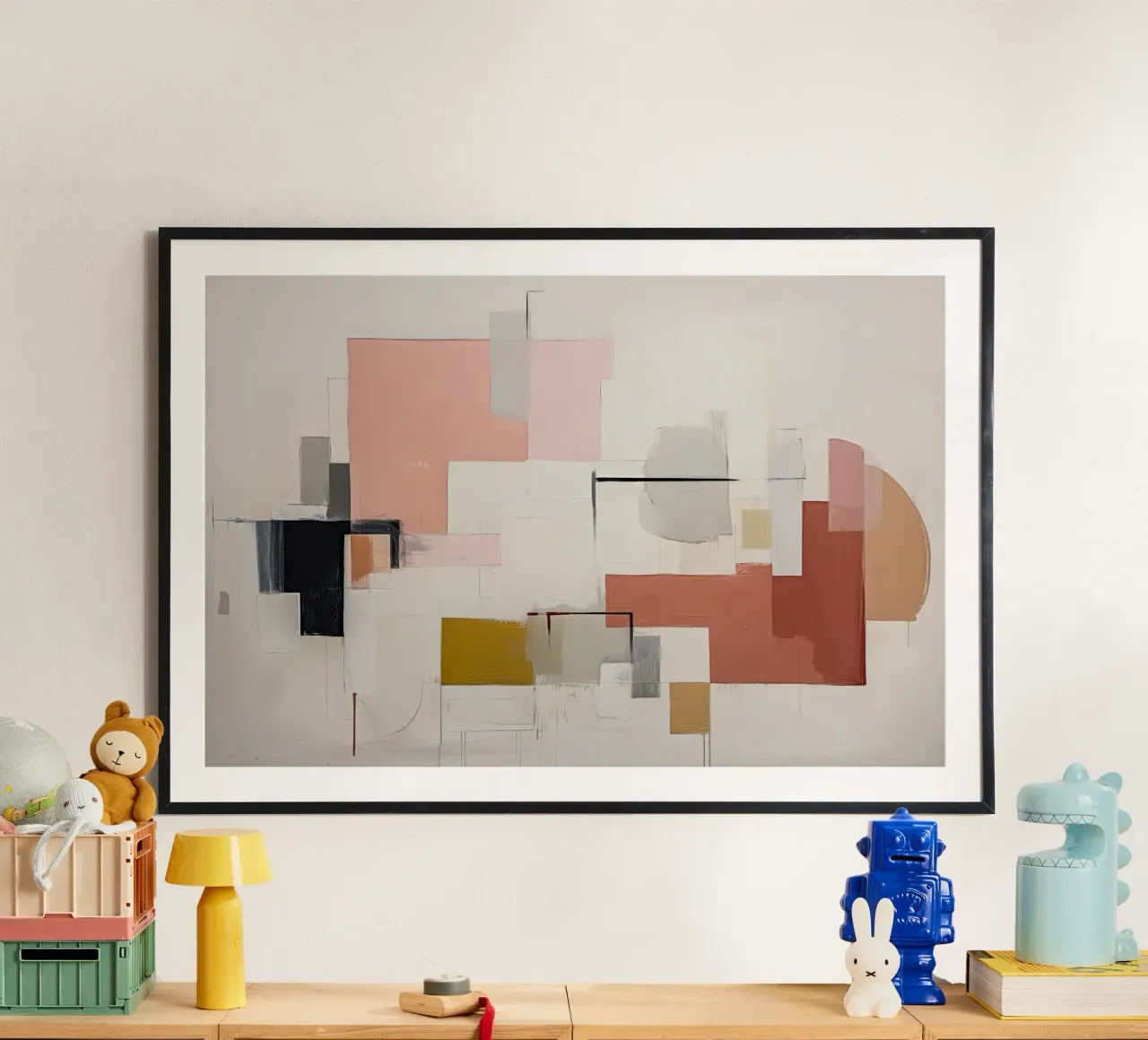 Arte da parete di Imagine poster con telaio in legno da Imagine