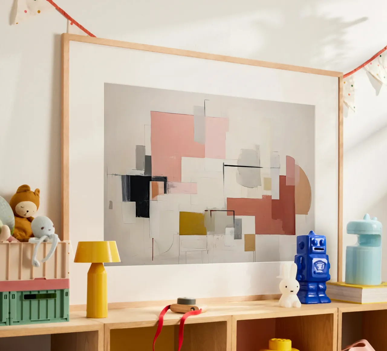 Arte da parete di Imagine poster con telaio in legno da Imagine