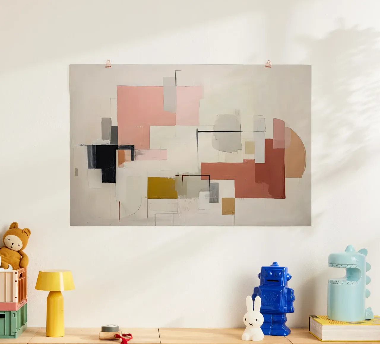 Arte da parete di Imagine poster con telaio in legno da Imagine