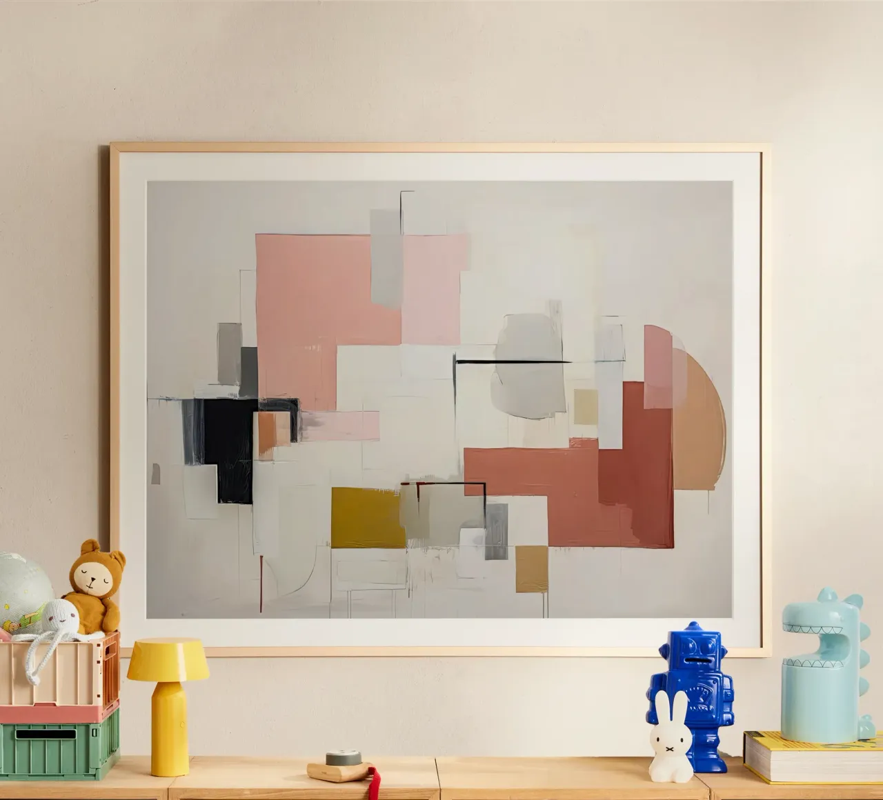 Arte da parete di Imagine poster con telaio in legno da Imagine