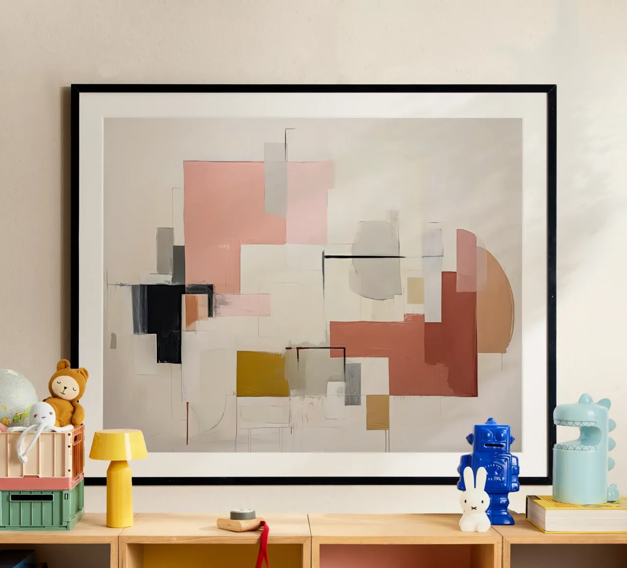 Arte da parete di Imagine poster con telaio in legno da Imagine
