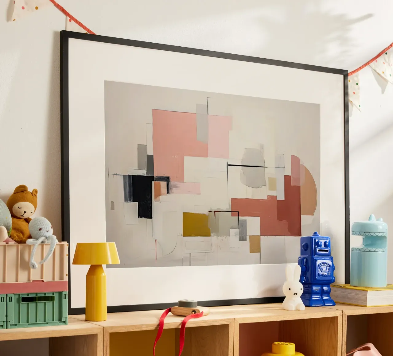 Arte da parete di Imagine poster con telaio in legno da Imagine