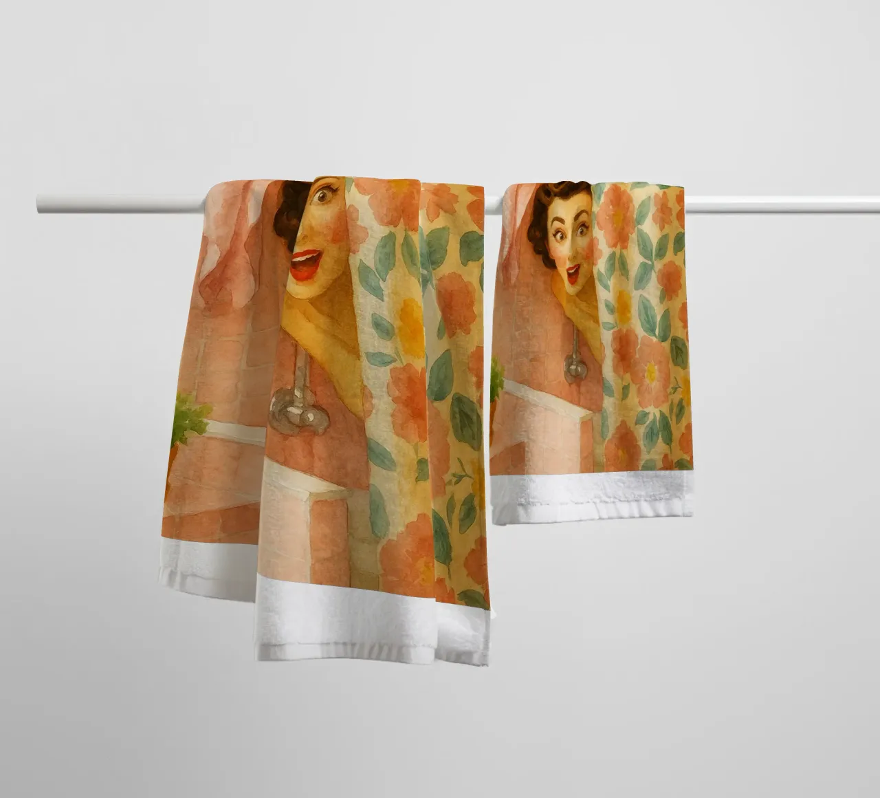 sorpresa delle donne in bagno asciugamano da bagno da pakazi