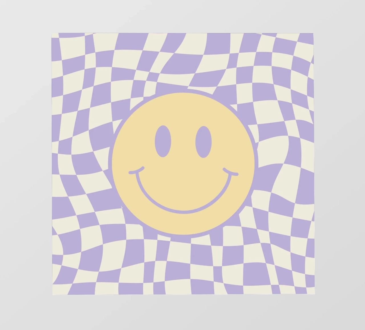 Smiley e pedine ondulate 02 telo in pvc da Little Dean