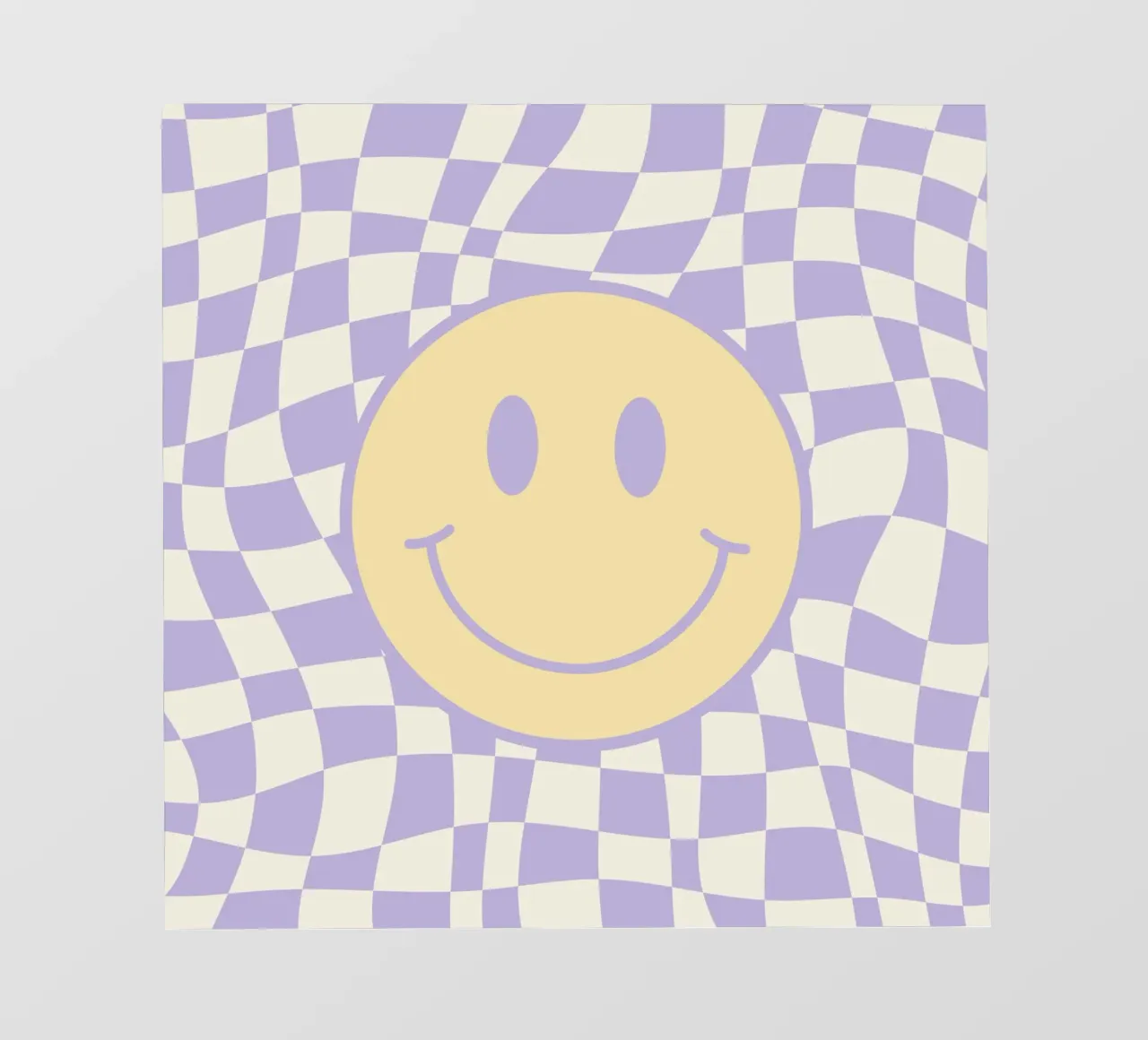 Smiley e pedine ondulate 02 telo in pvc da Little Dean