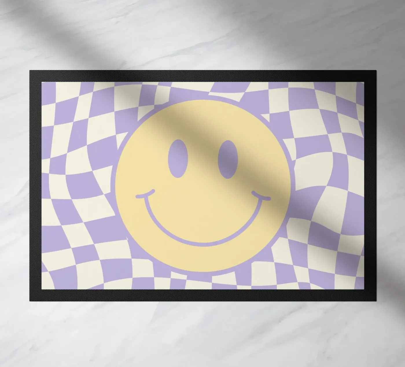 Smiley e pedine ondulate 02 zerbino da Little Dean