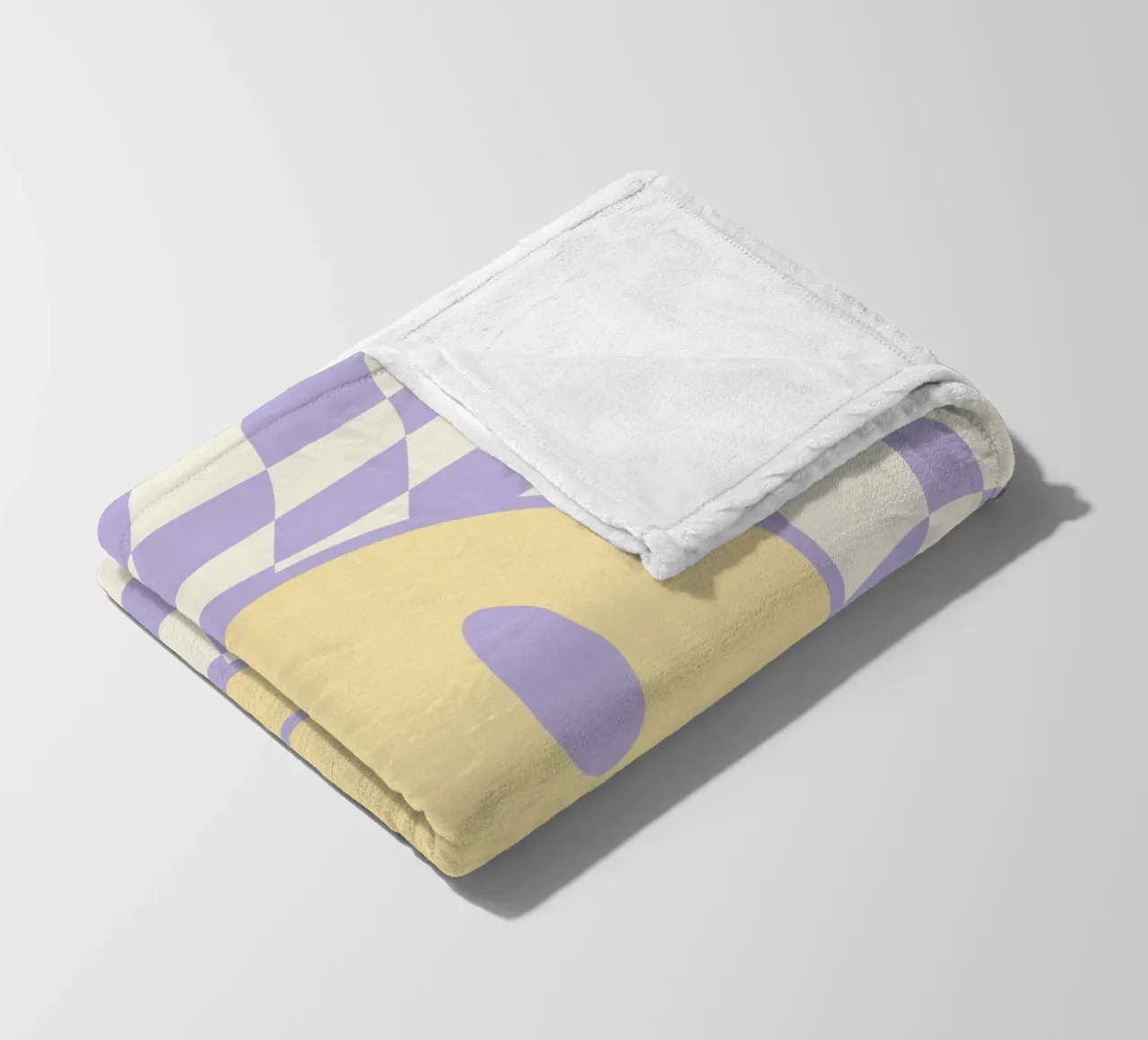 Smiley e pedine ondulate 02 coperta in pile da Little Dean