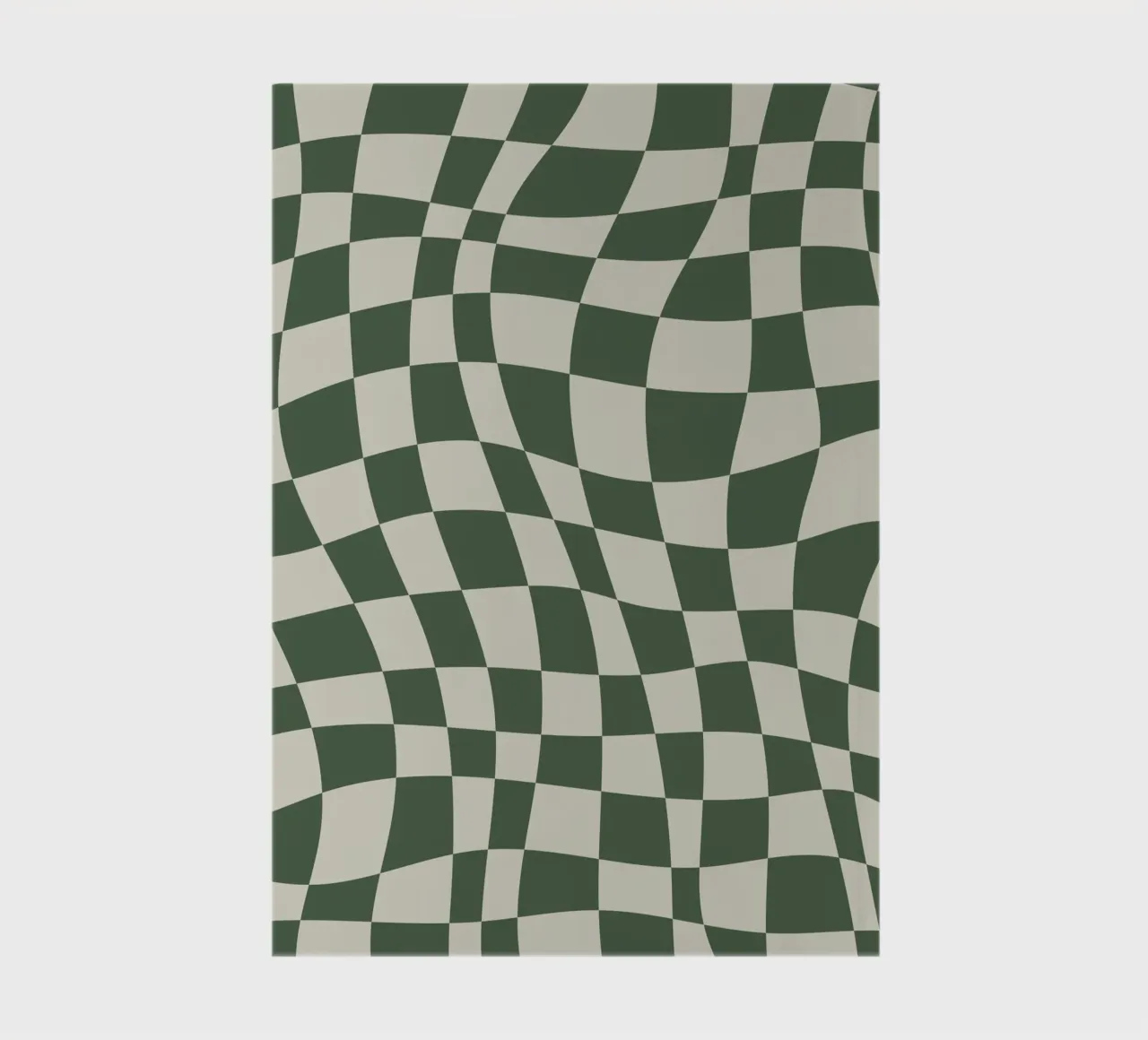 Grey squares wavy checker notebook by Little Dean