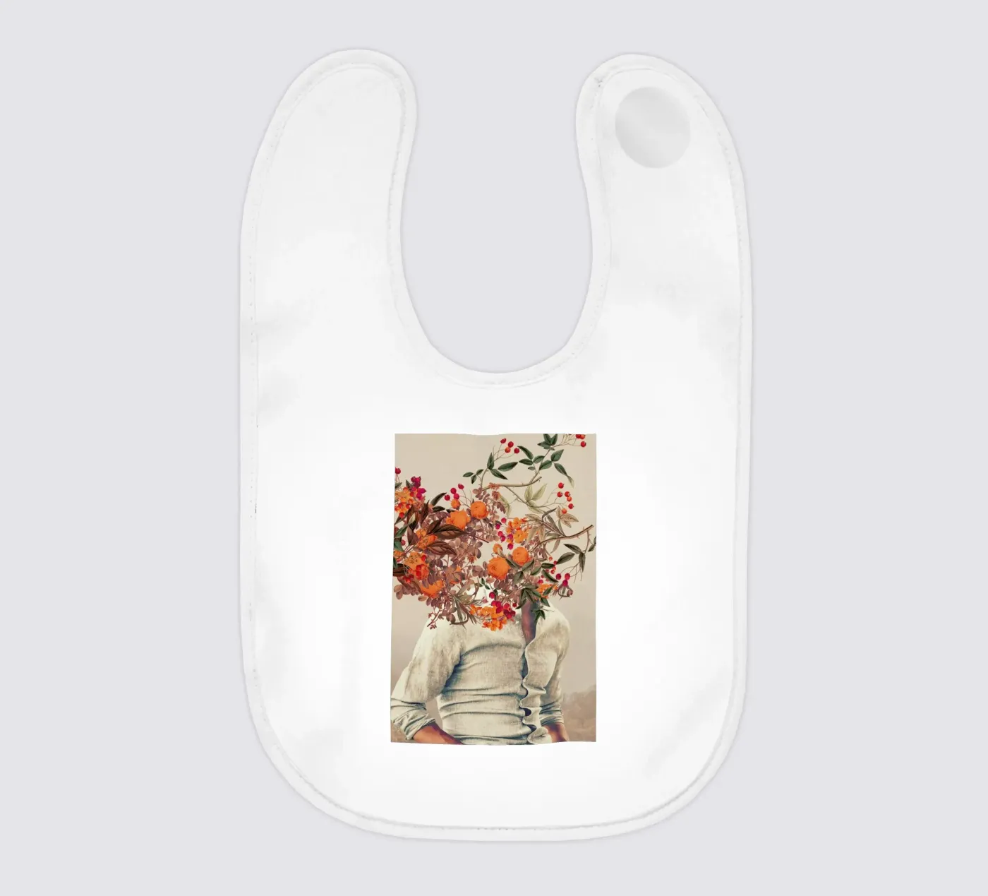Roots Bright baby bib by Frank Moth