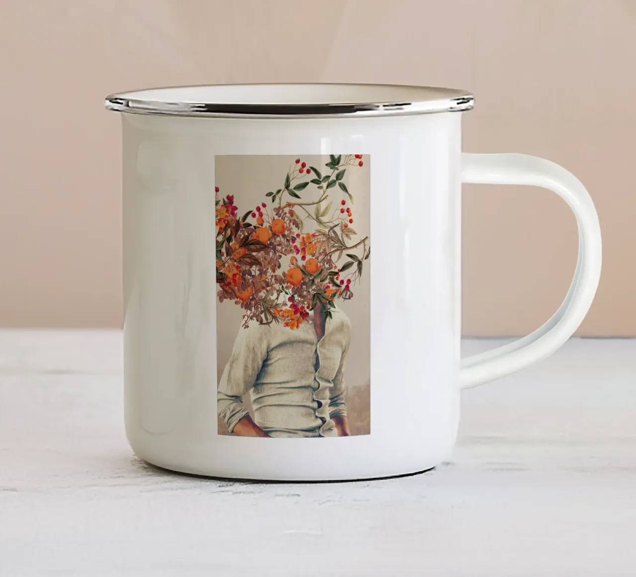 Roots Bright tazza in smalto da Frank Moth