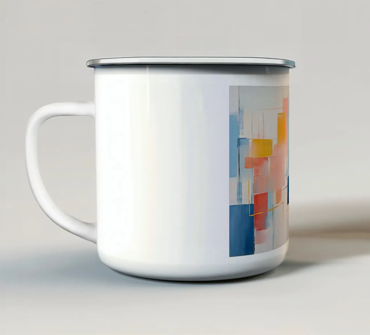 Arte da parete di Imagine tazza in smalto da Imagine