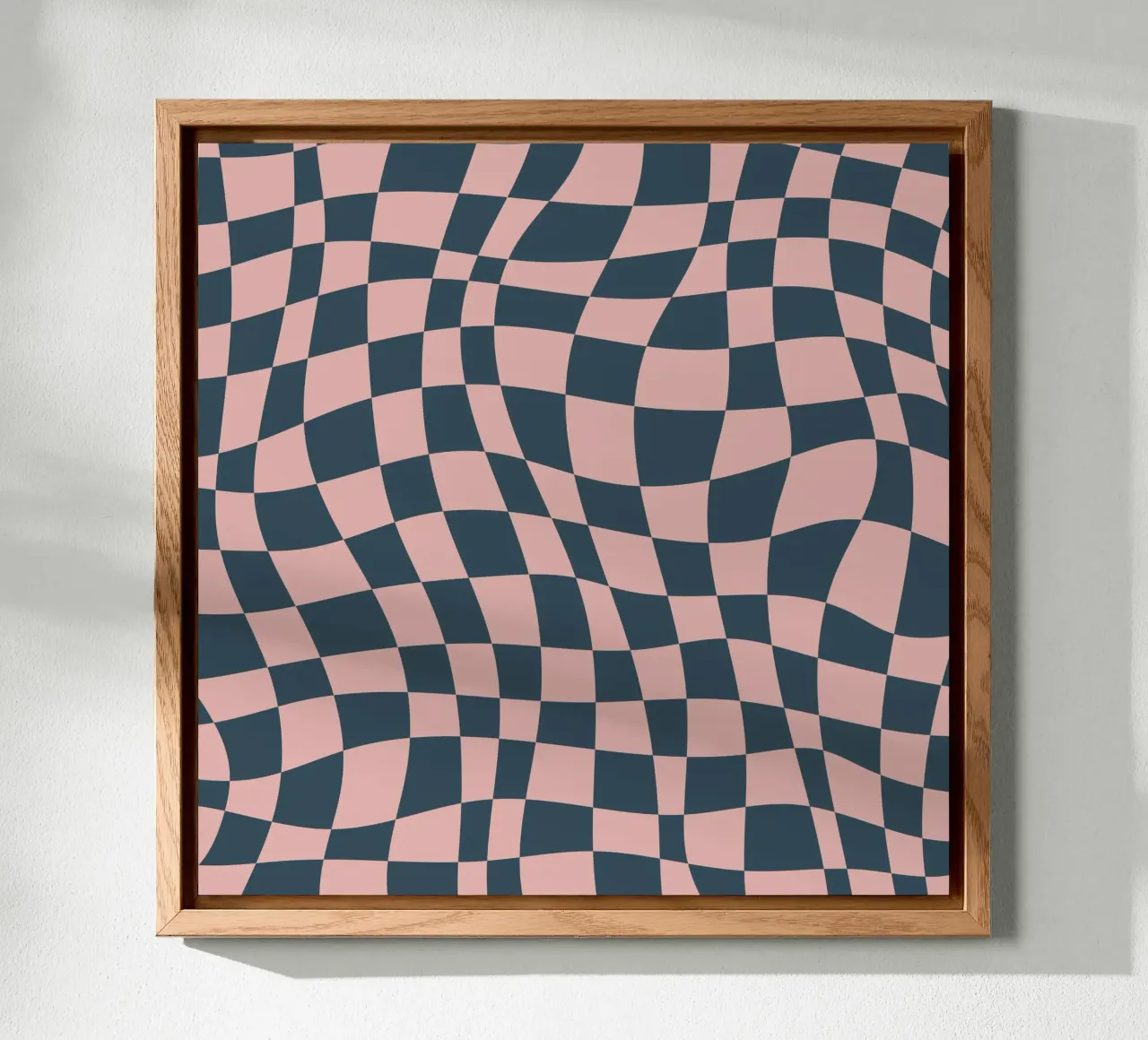 Rhythmic wavy checker forex plate by Little Dean