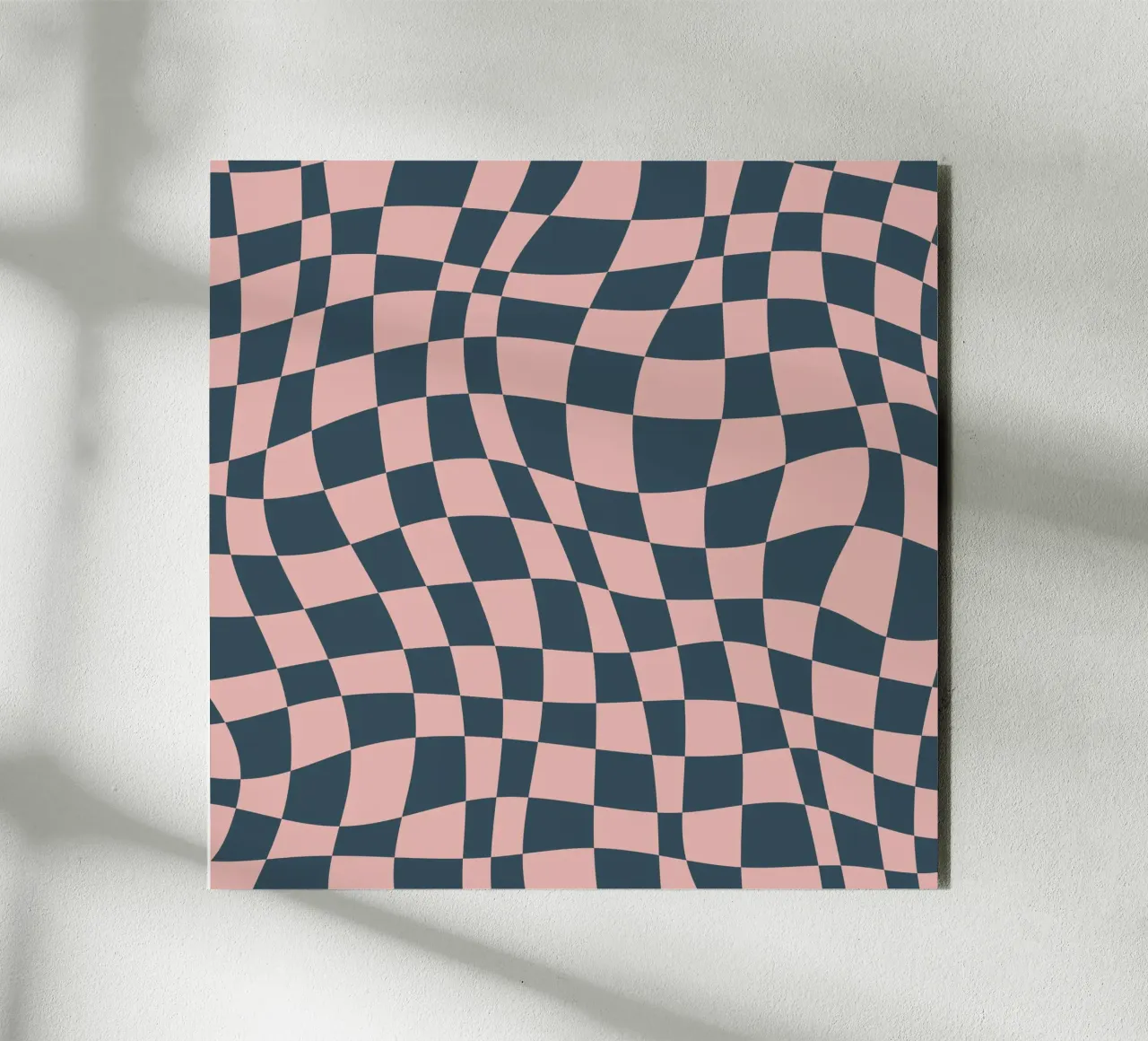 Rhythmic wavy checker forex plate by Little Dean