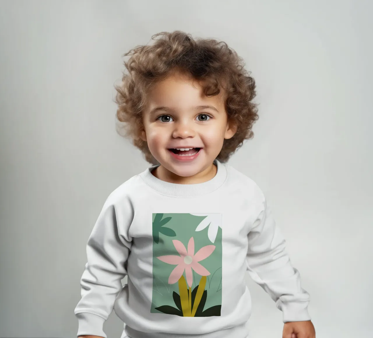 Flower Power 2 baby sweatshirt by XOXO Arte