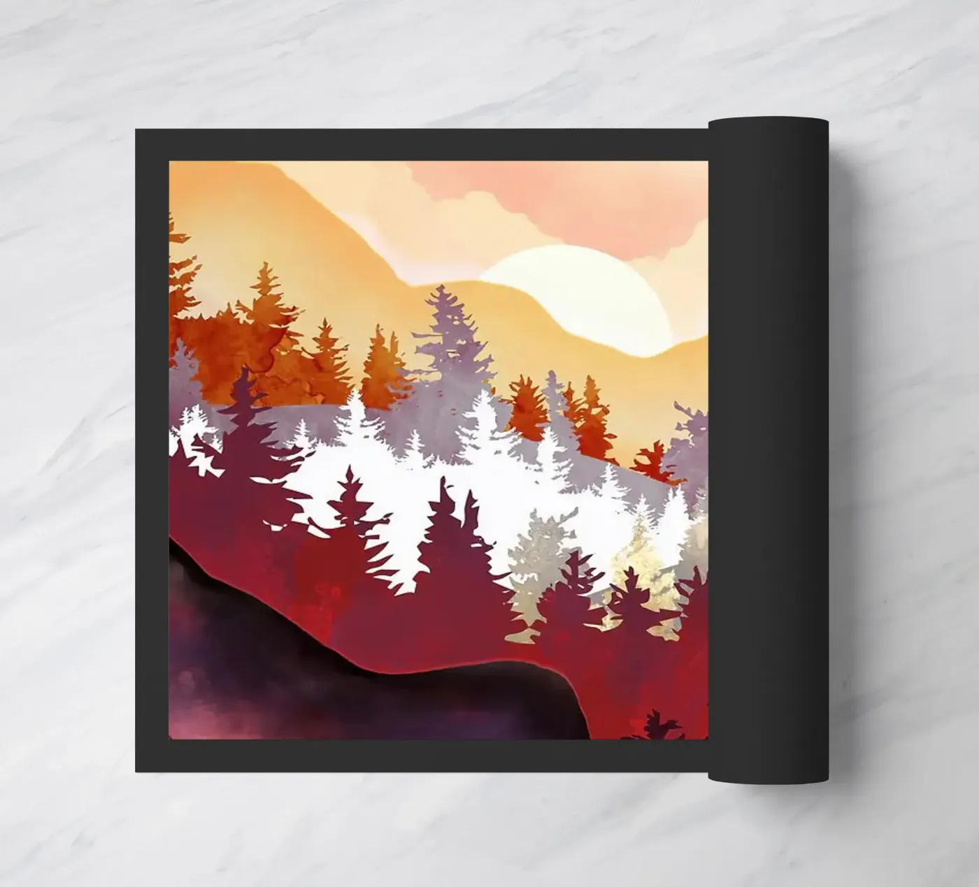 Bernsteinwald Fußmatte von book