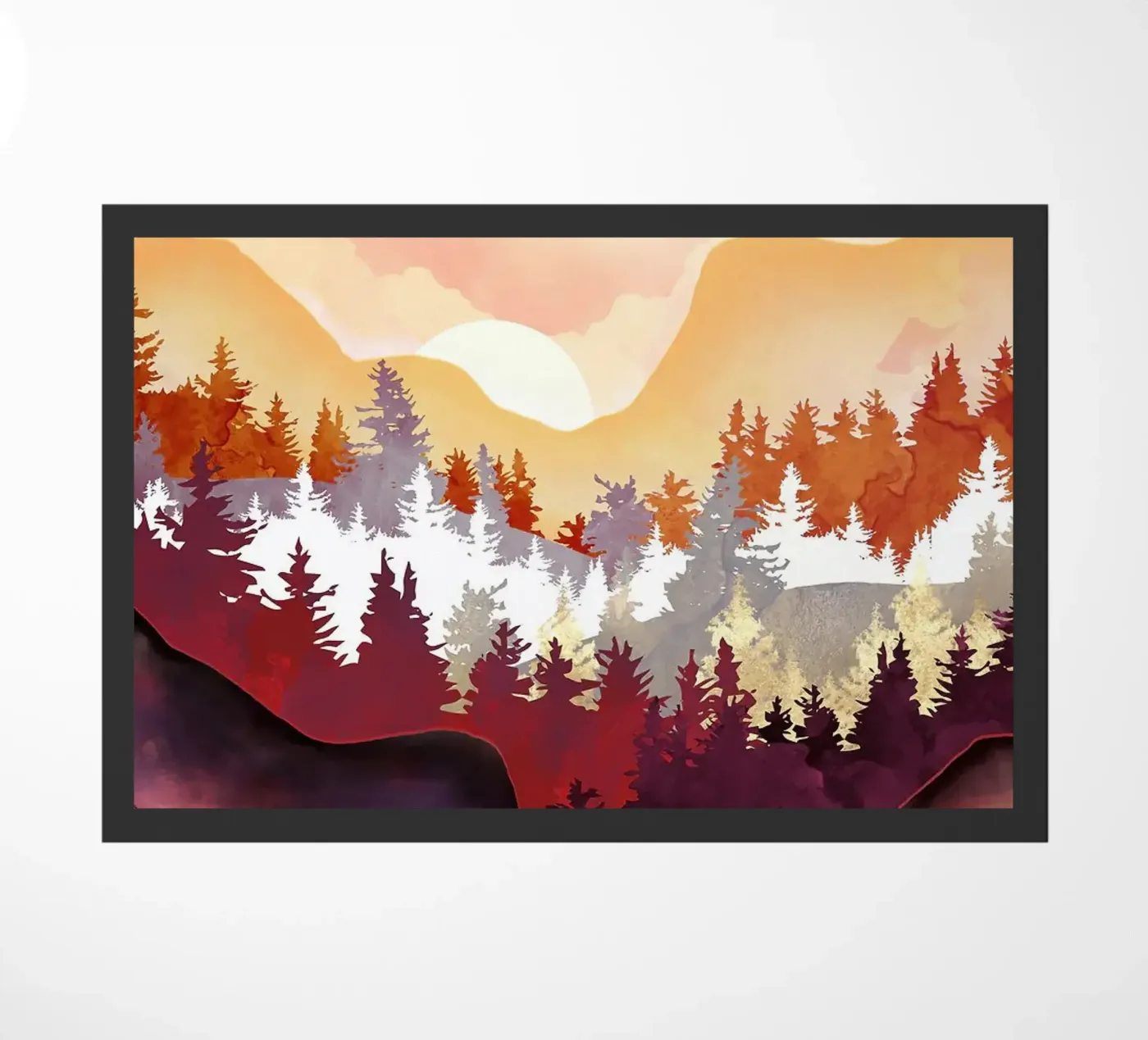 Bernsteinwald Fußmatte von book