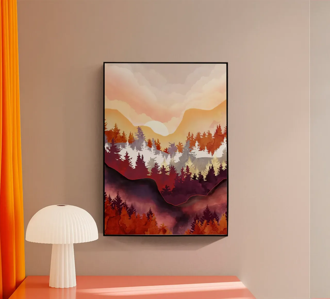 Foresta d'ambra plexiglass da book