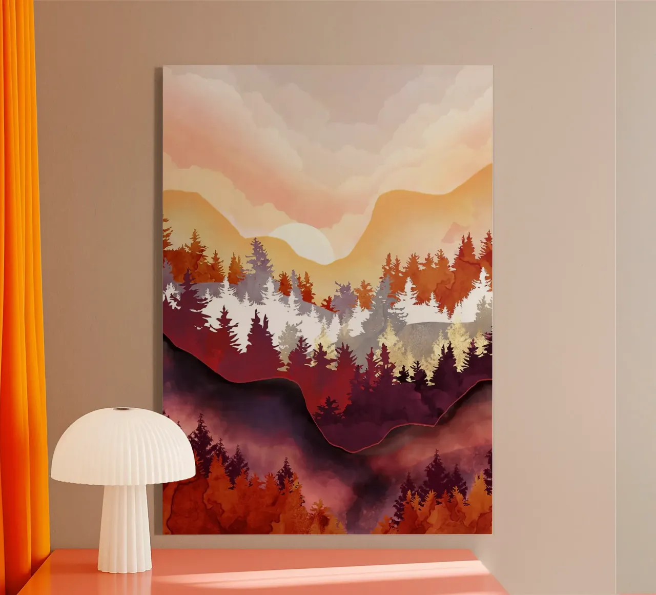 Foresta d'ambra plexiglass da book