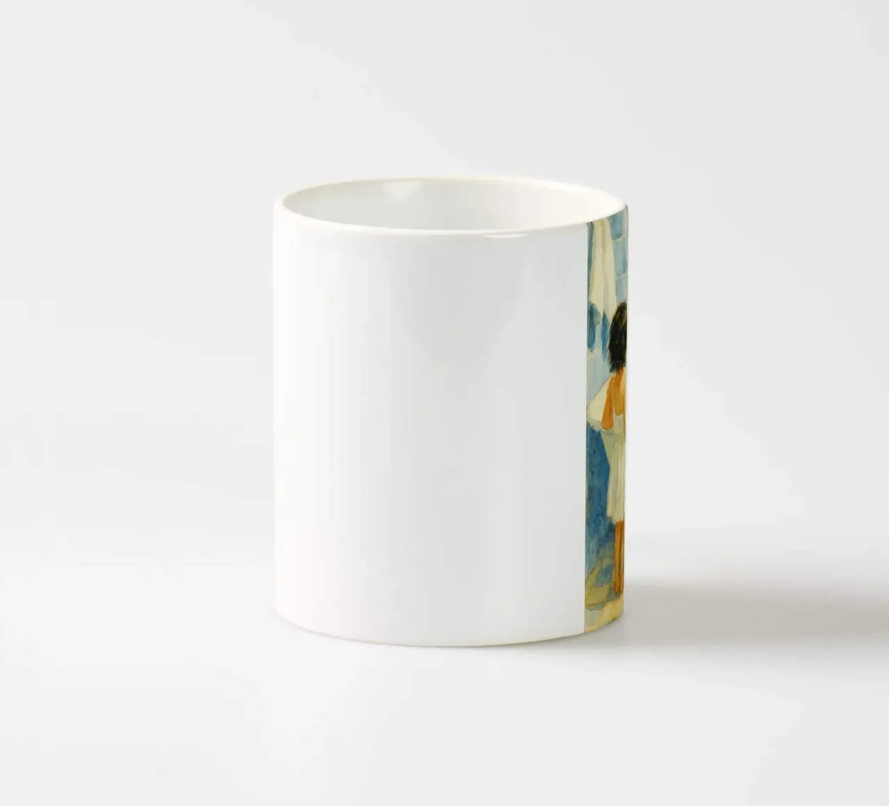 due bambine in bagno tazza in ceramica da pakazi