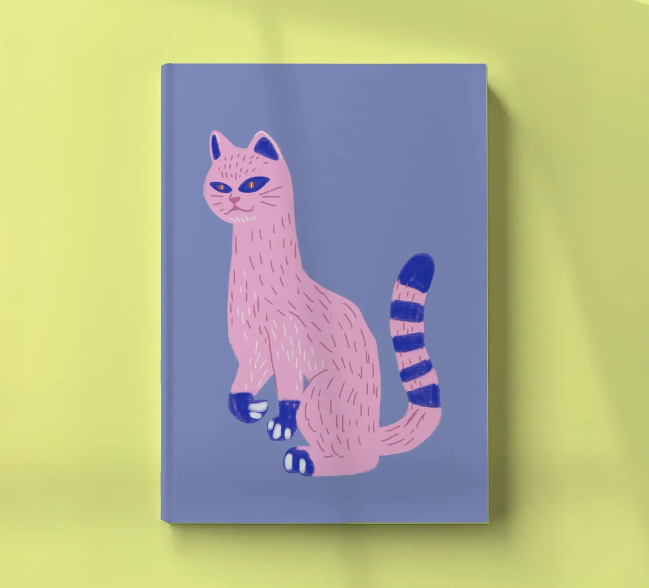 Rare Pink cat notebook by Little Dean