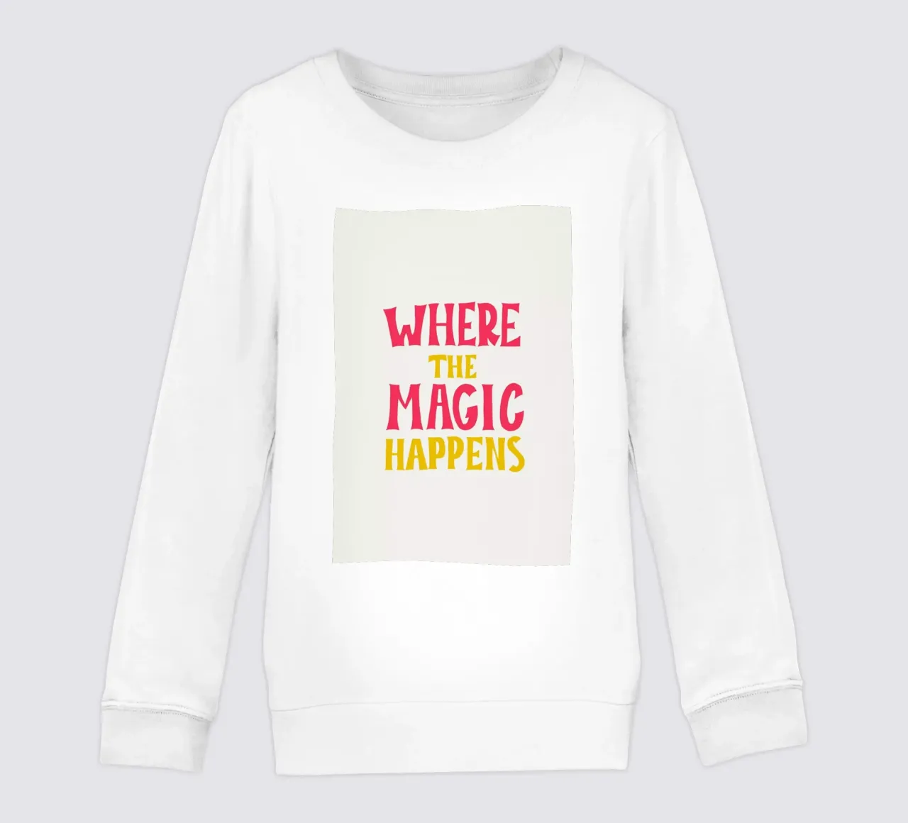 Where the magic happens felpa bambino da Pure