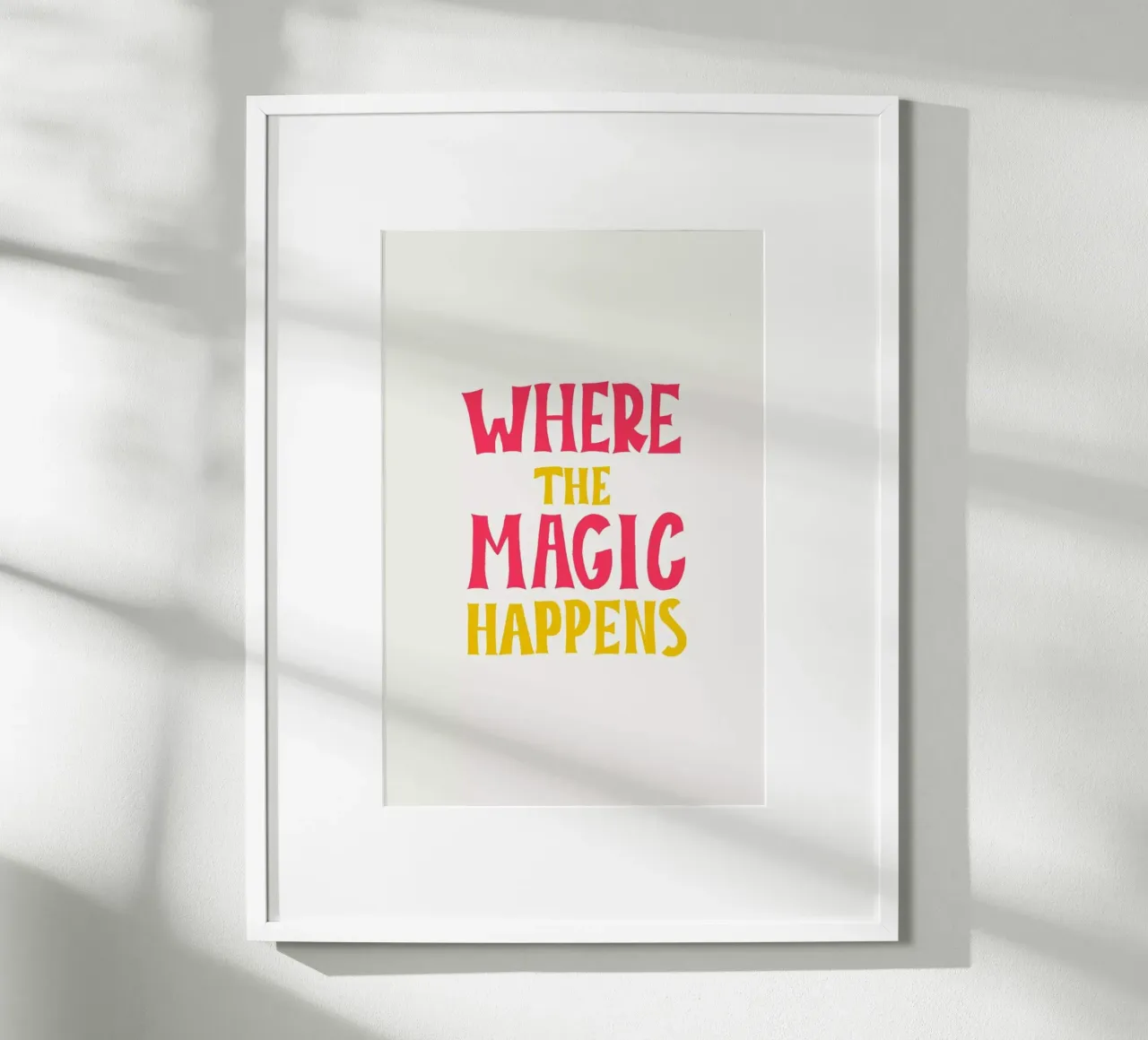 Where the magic happens carta hahnemühle da Pure