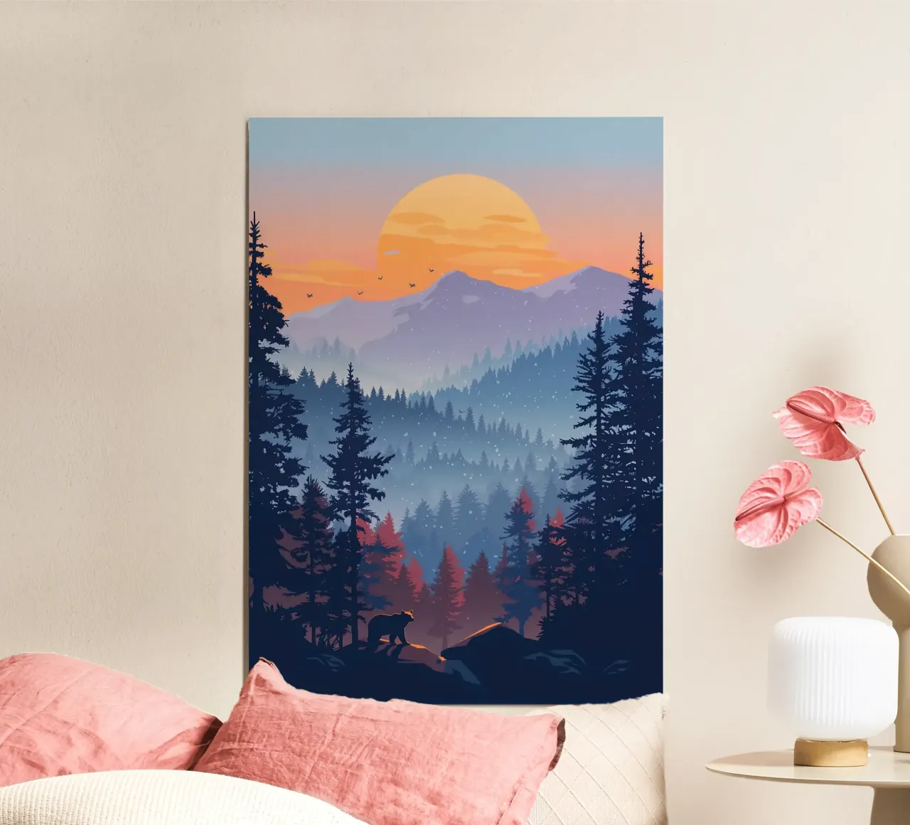 Foresta boreale poster da book