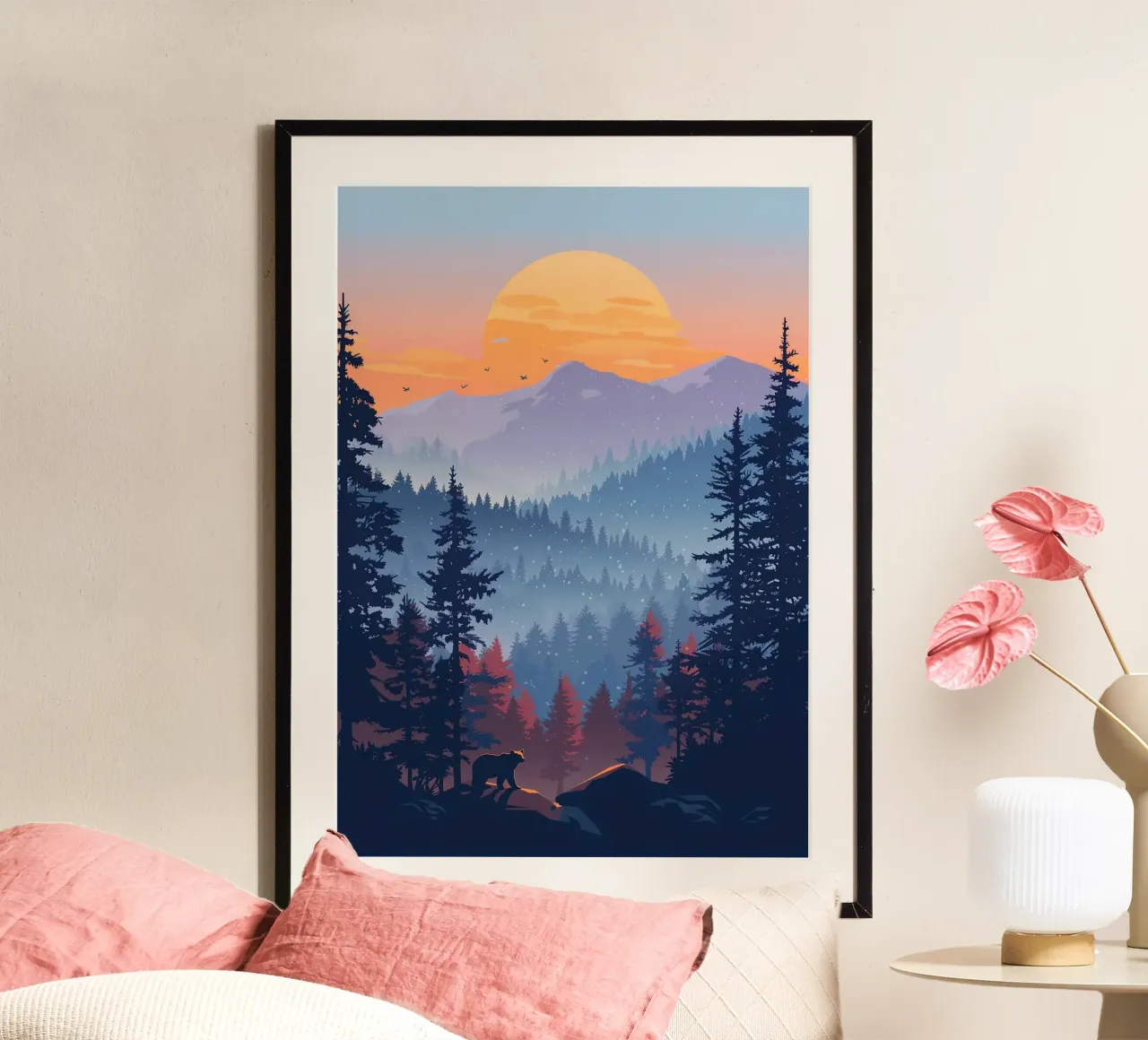 Foresta boreale poster da book