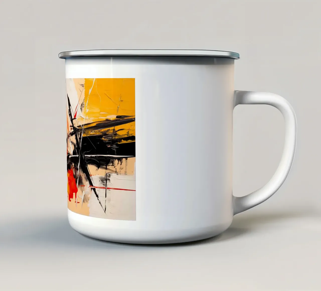 Arte da parete di Imagine tazza in smalto da Imagine