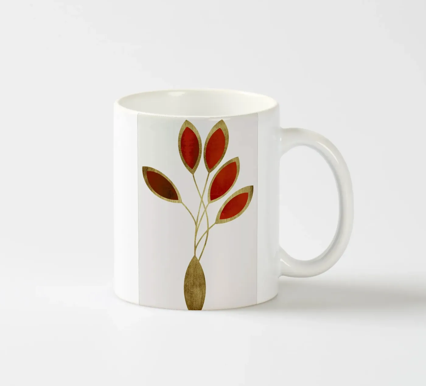 Cinco ceramic mug by Kubistika