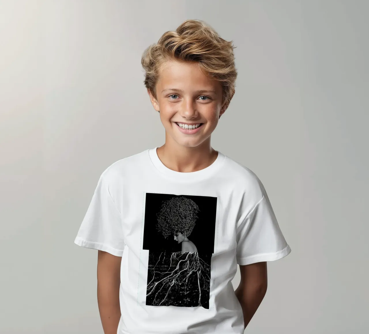 Roots t-shirt bambini da Taher Mhamdi