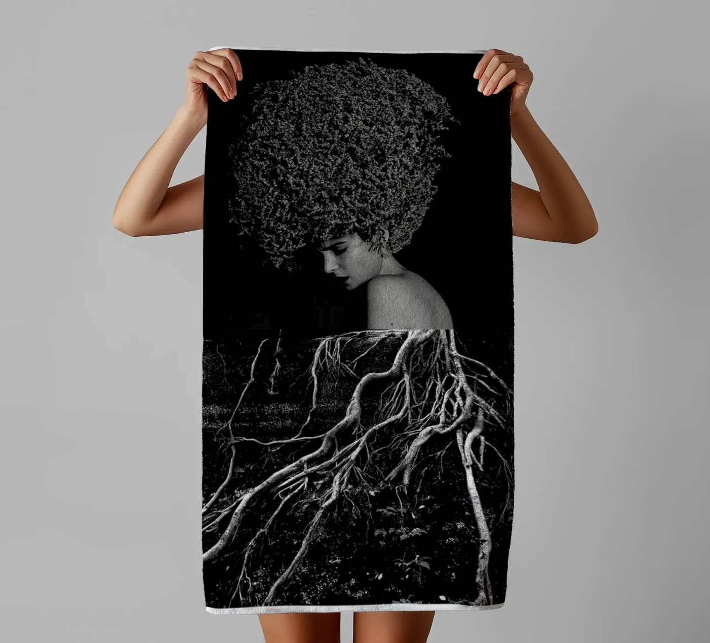 Roots towel by Taher Mhamdi