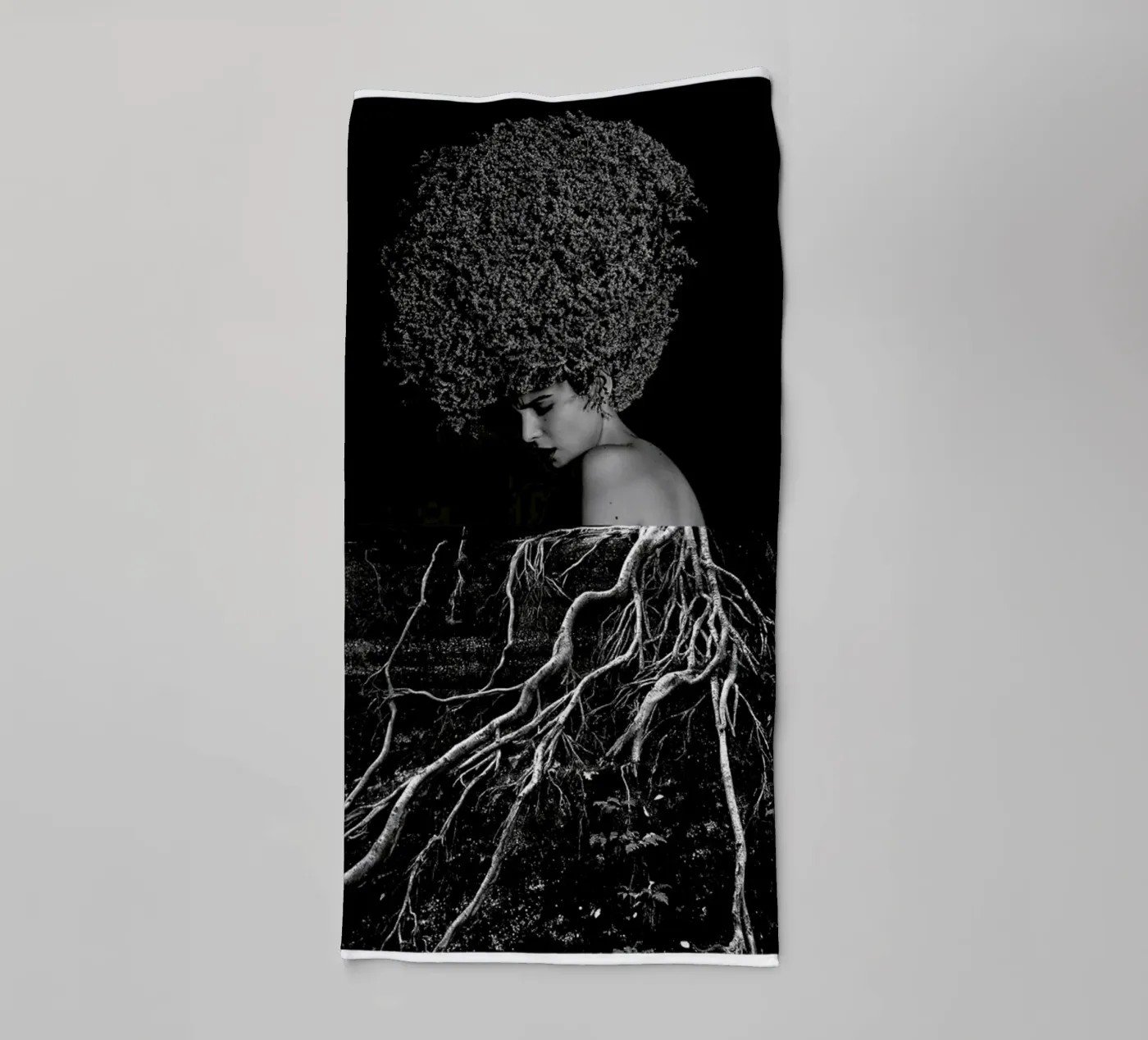 Roots towel by Taher Mhamdi