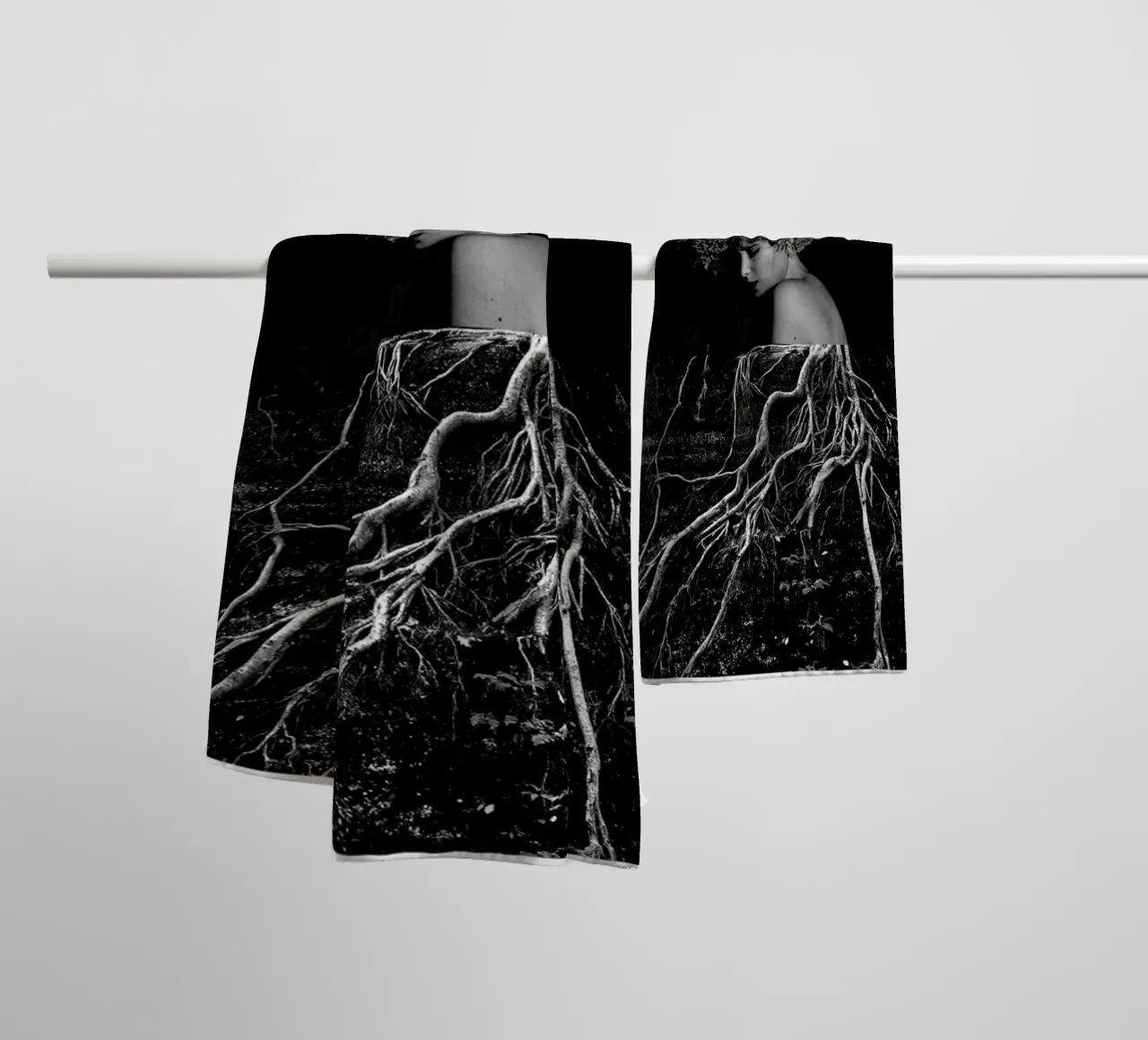 Roots asciugamano da bagno da Taher Mhamdi