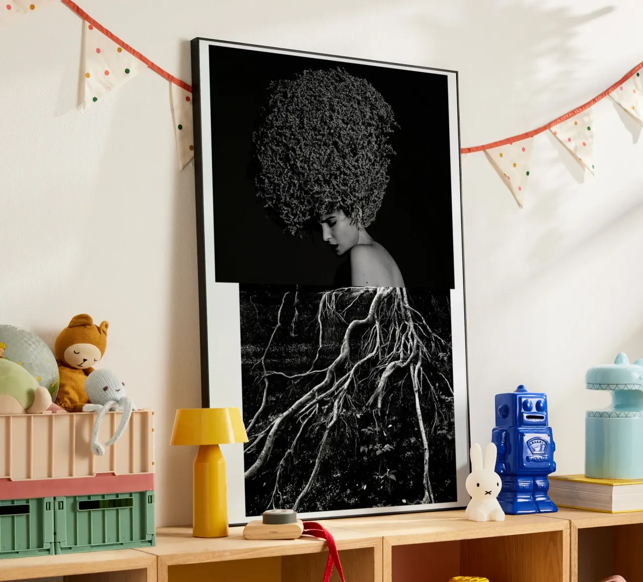Roots alluminio dibond da Taher Mhamdi
